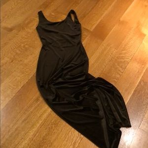 Chocolate velveteen gown